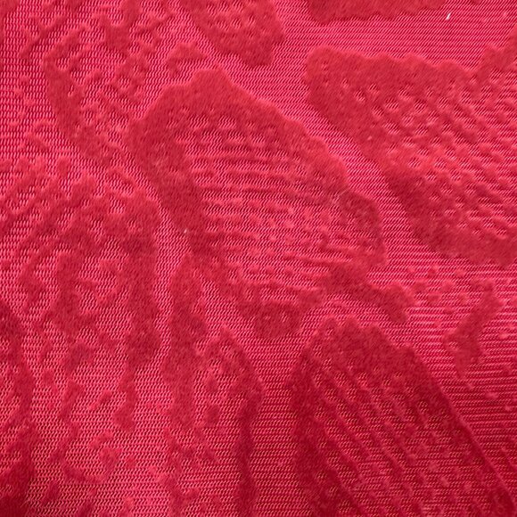 NWT Nina Parker Plus Snake Printed Party Wear Blouse 1X Burgundy - Picture 4 of 5